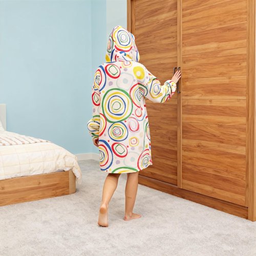 LOKLNEYK Wearable Blanket Hoodie for Adults, Oversized Sherpa Fleece Soft Hooded Blanket for Women & Men, Cozy & Warm, Perfect Birthday & Christmas Gift