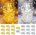 Skiennix 20 Pack LED Fairy Lights - Battery Operated Mini Twinkle String Lights | 7FT Waterproof for Christmas Decor