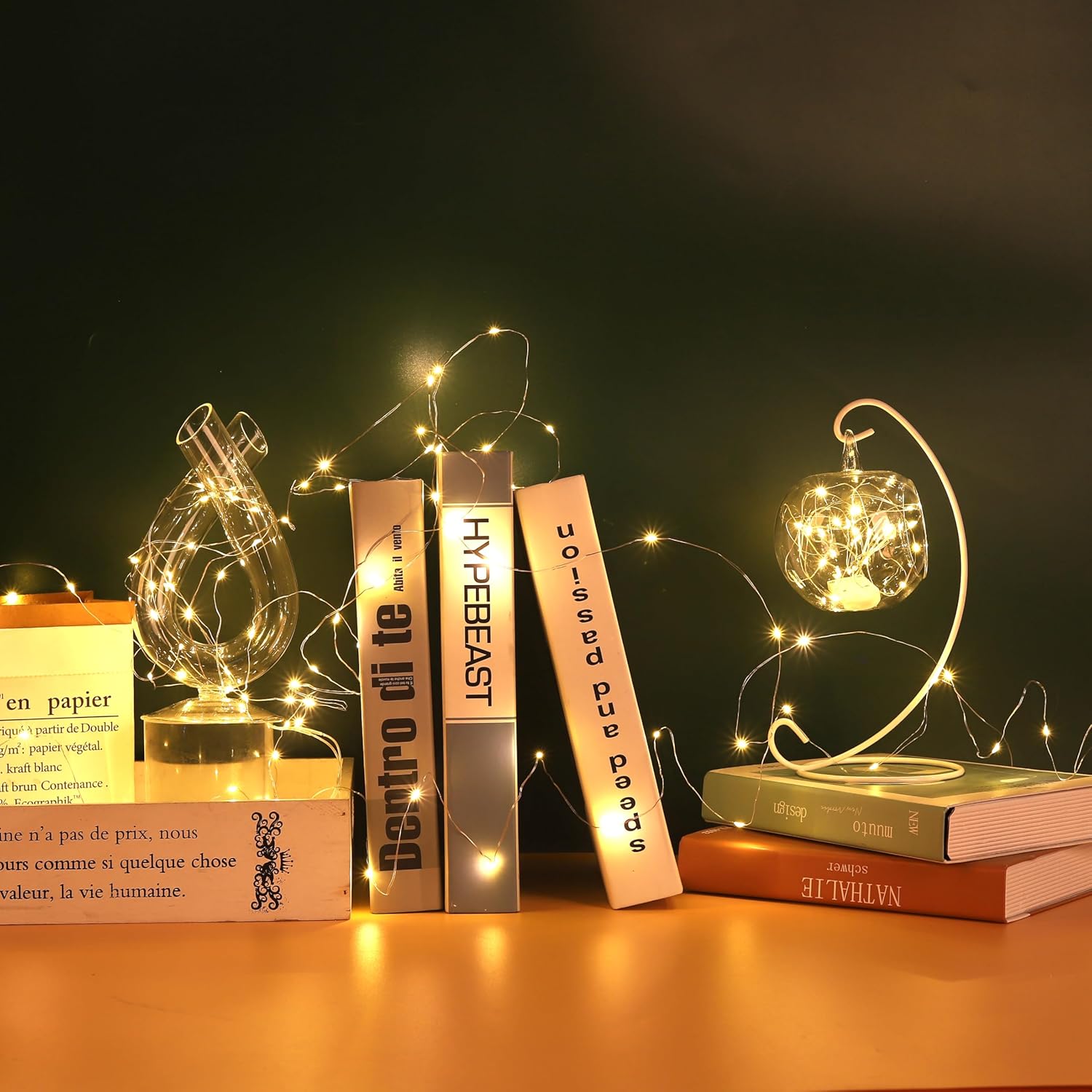 Skiennix Fairy Lights - 12 Pack Battery Operated | 20 LED Warm White Copper Wire, Waterproof, 7 ft