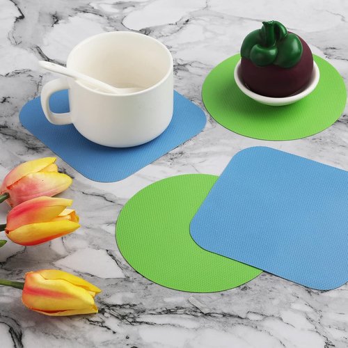 LUTER Multi-Function Silicone Jar Opener - Easy Grip for Seniors with Arthritis | 4-Piece Set in Light Blue & Green