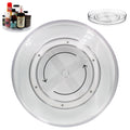 Lazy Susan Turnable Organizer for Cabinet – 11.5 Inches Clear – Heavy Duty Plastic – Multifunctional and Practical Design – Ideal for Kitchen, Under Sink, Bathroom (1 Pack)
