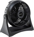 Comfort Zone 8-Inch Table Fan - 3-Speed Wall Mountable Personal Fan with 180° Tilt for Home & Office