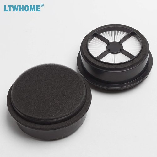 LTWHOME Replacement HEPA Filter and Foam Filter Kit Fit for Dirt Devil Vacuum Cleaners F44, Compares to 304019001 (Pack of 1 Set)