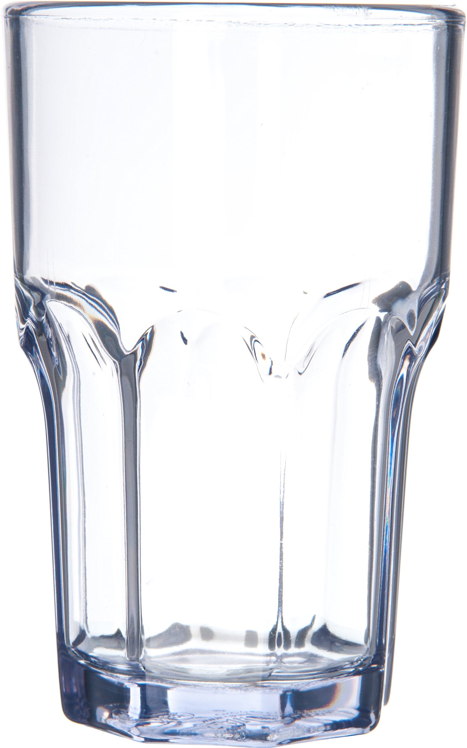 Carlisle FoodService Products Louis Clear Tumbler Tall Glass for Restaurants, Catering, Kitchens, Plastic, 10 Ounces, Clear, (Pack of 24)