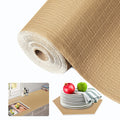 Beautysaid Shelf and Drawer Liner for Kitchen Cabinet, Non Adhesive Non Slip Shelf Paper Waterproof Washable Thickened for Dresser Pantry Shelve Bathroom Protector Liner(Checkered,23.6 in x 10 FT)