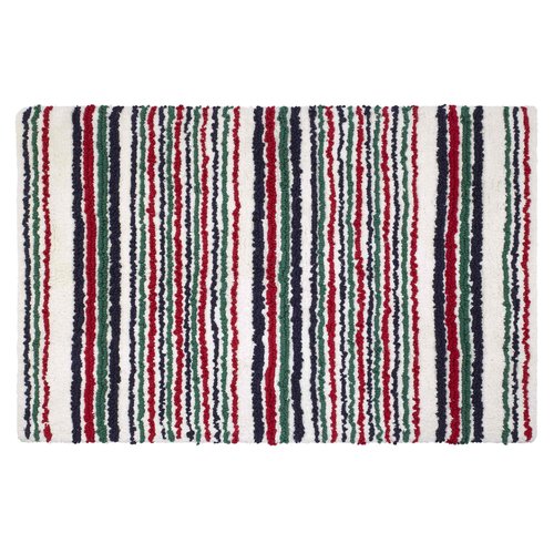 Izod - Bath Rug, Soft & Absorbent Bath Mat with Non-Skid Backing, Holiday Home Decor, Dorm Room Essentials (Nordic Collection, 20" x 32")