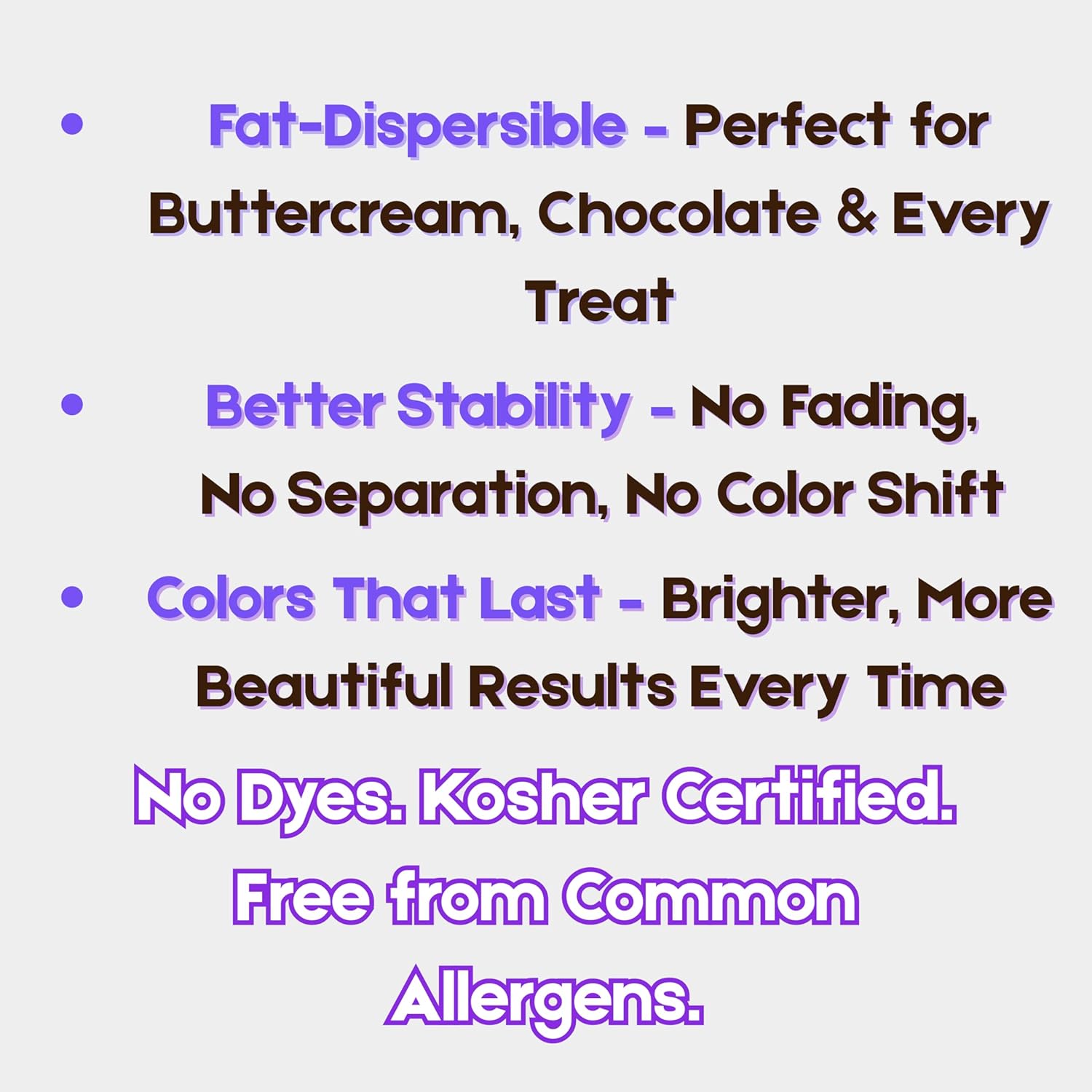Bakerpan White Food Coloring Powder - Oil-Based, Dye-Free, Perfect for Frosting & Baking - 30g