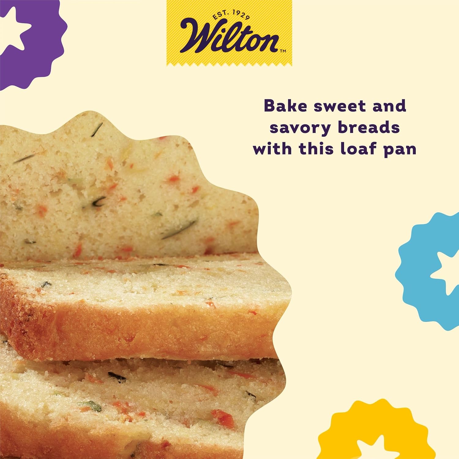 Wilton Platinum Non-Stick Loaf Pan - 9 x 5 Inch Stainless Steel Bakeware, PFAS-Free Design