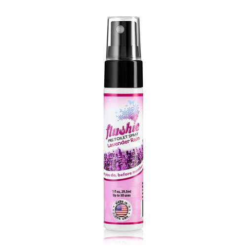 Flushie Pre-Toilet Sprays for Poop Travel Size Toiletries Bathroom Spray for Poop Spray for Toilet Deodorizer Traveling Essentials Poop deodorizer Poop Odor eliminator