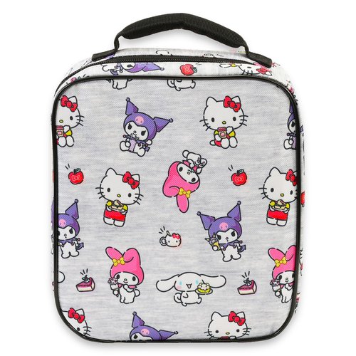 Hello Kitty and Friends Lunch Bag for Girls Set - Bundle with Sanrio Lunch Box Featuring My Melody, Kuromi, Cinnamoroll Plus Stickers, Water Bottle | Hello Kitty Lunchbox for Kids, Girls