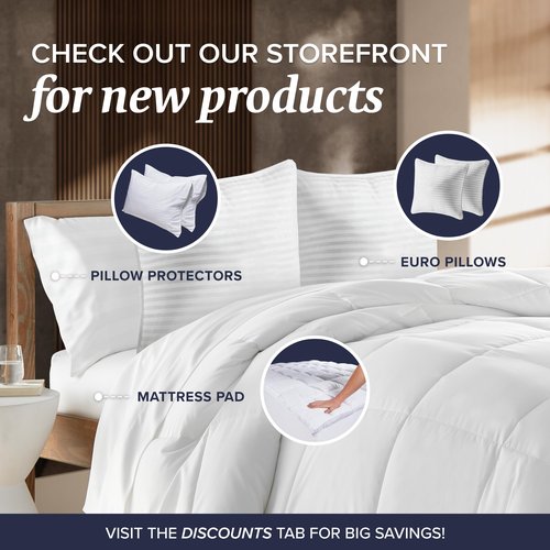 Beckham Hotel Collection Mattress Protector — Hotel-Grade Cotton Blend, Silent Waterproof Protection, Low-Profile Design That Preserves Mattress Feel, Queen