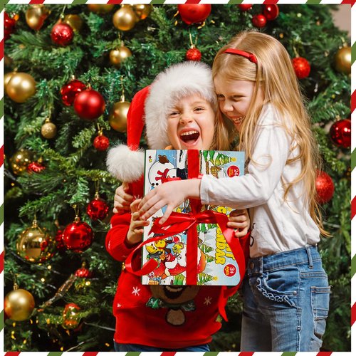 Advent Calendar 2025 Christmas Rubber Duck 24 Days Countdown Calendar Xmas Fun Duckie Bath Party Favor Gifts Toys for Kids Toddlers Boys Girls