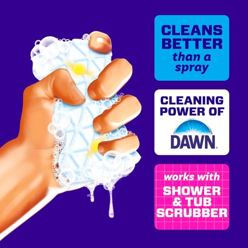 Mr. Clean Magic Eraser Sponge - Powerful Soap Scum Remover for Bathroom & Shower | 6 Count with Lemon Scent