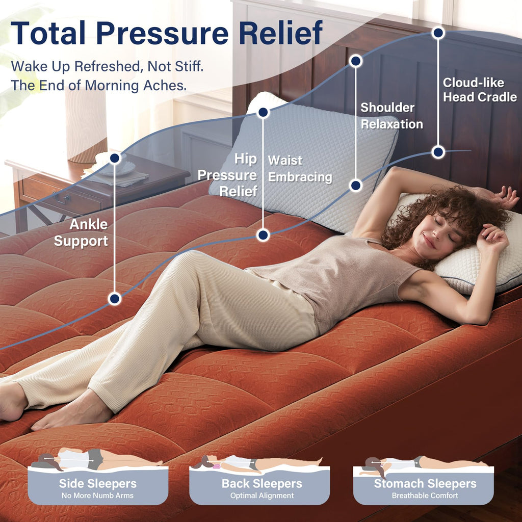 Anluoer Mattress Topper Queen with Others