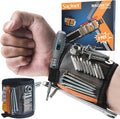 Magnetic Wristband - 2PCS Screw Holder with 15 Strong Magnets & Pockets | Perfect Gift for Men & Women