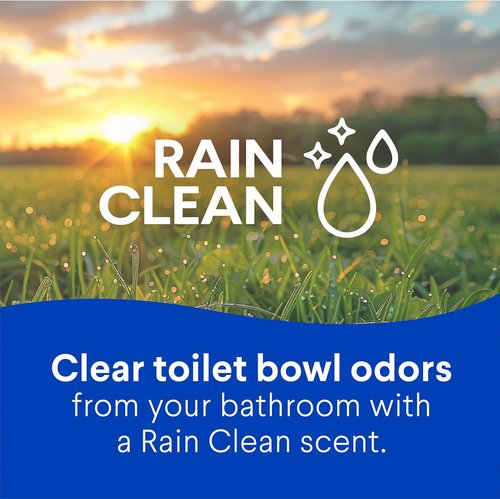 Clorox Toilet Bowl Cleaner - Rain Clean Formula for Powerful Stain Removal | 24 Fl Oz