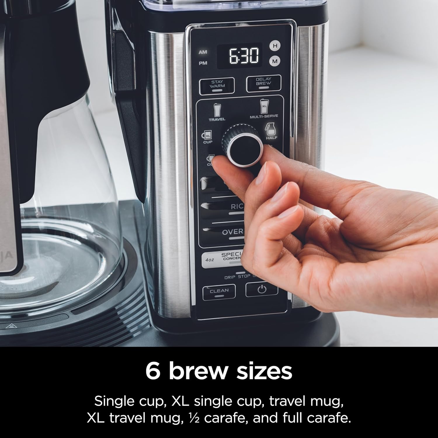 Ninja Specialty Coffee Maker - Hot & Iced Coffee with 6 Brew Styles | 10-Cup Carafe, Black