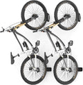 Ultrawall Swivel Bike Rack - 3 Lockable Positions & Double Bearing System | Vertical Wall-Mounted Storage (2 Pack)