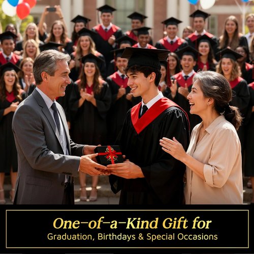 Dream Chaser Compass - Unique Graduation Gift for Him | Motivational Card Included, Perfect for College & High School