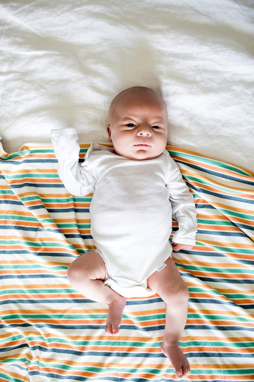 Copper Pearl Large Premium Knit Baby Swaddle Receiving Blanket Retro