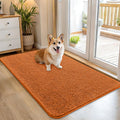 OLANLY Dog Door Mat - Absorbent Non-Slip Chenille Mat for Muddy Paws | 45x27 Inches, Quick Dry Clay Color