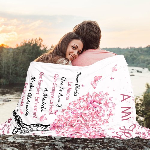 Regalo Para Hija, Hija Blanket 60x50in, Regalos Para Hija Día De La Madre, Regalo De Mamá Para Hija, Daughter Gifts In Spanish, Mothers Day Daughter Gifts, Regalo De Cumpleaños/Graduación/Navidad Hija