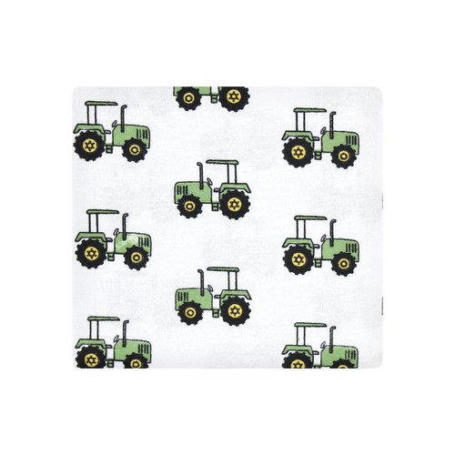 Hudson Baby Unisex Baby Cotton Flannel Receiving Blankets Bundle, Boy Farm, One Size
