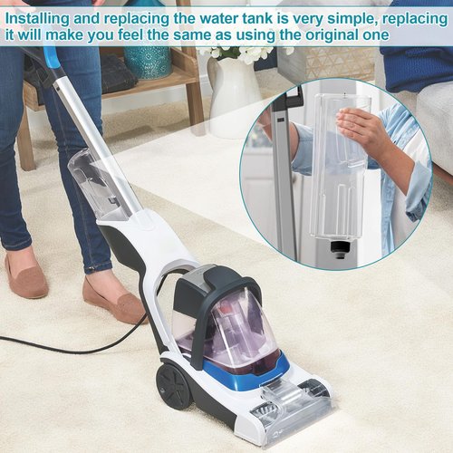 CG 440012802Replacement Clean Water Tank w/Lid Compatible with Hoover Powerdash Pet Carpet Cleaners Replacements Parts FH50700, FH50702, FH50703I, FH50710