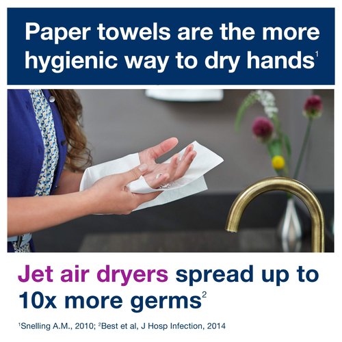 Tork Paper Hand Towel Roll Natural H21 (6 Rolls) and Tork Multifold Hand Towel Natural H2 (16 Packs)