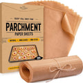 Baker’s Signature Full Sheet Pan Parchment Paper - 16 x 24 Inch, Pack of 120 | Non-Toxic & Silicone Coated