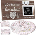 Garybank Ultrasound Picture Frame - Love at First Sight with Weekly Milestone Cards | Perfect Pregnancy Gift for New Moms