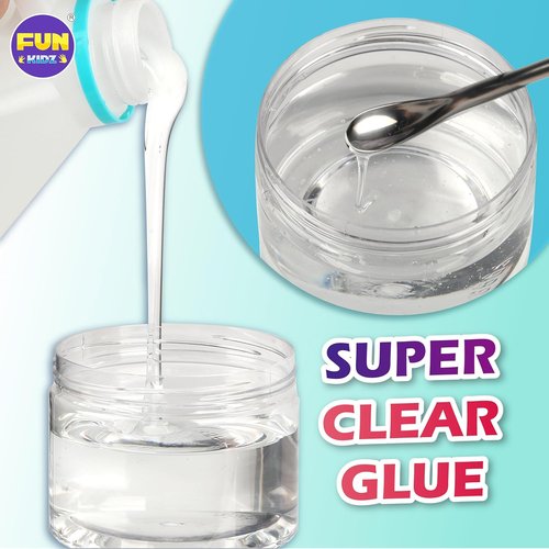 FunKidz Super Clear Glue - Non-Toxic, Washable Liquid for Arts & Crafts | 1 Gallon for Slime Making