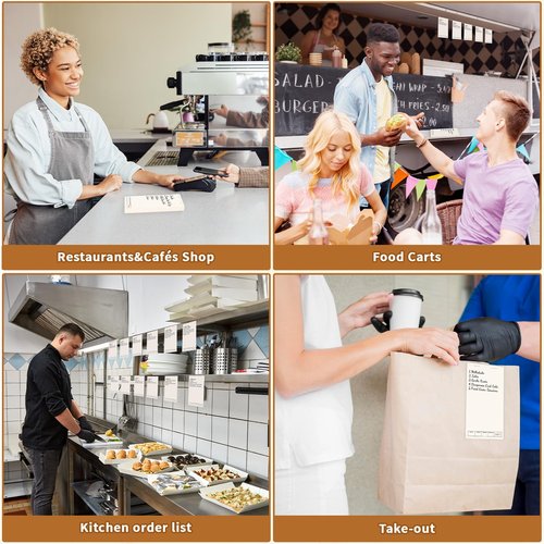 48 Pack Blank Server Note Pads Bulk Recycled Guest Check Pads, Total 2400 Sheets 3.5 x 6.75 Inch Guest Checks Books for Servers, Numbered Waitress Notepads for Restaurant Bar Cafe Hotel