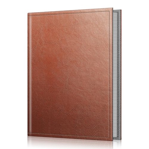 Fintie Photo Album 4x6 Photos - 52 Pockets Small Mini Capacity Premium Vegan Leather Cover, Portable Wallet Albums for Family Wedding Boys Girls, Vintage Brown