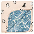 Copper Pearl Penguins 3-Layer Stretchy Quilt
