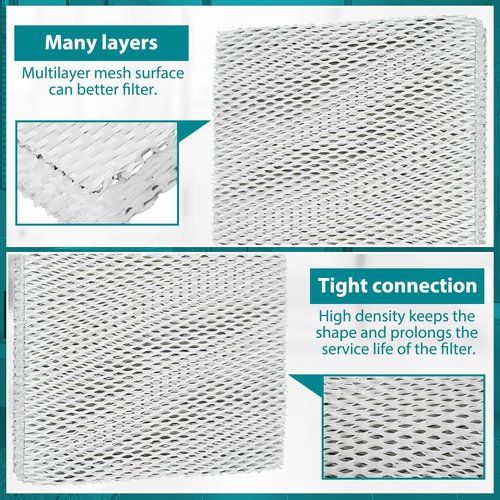 HASMX 1-Pack HC26E1004 Humidifier Filter Replacement Pad for Honeywell HE200A, HE260A, HE260B, HE265A, HE265B, ME360, HE360A, HE360B, HE365A Humidifier Wicking Filter - Dimensions: 10" x 13" x 1-5/8"