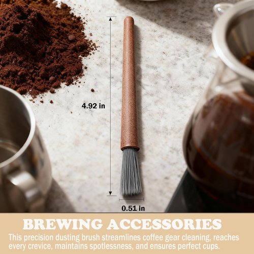 Coffee Grinder Cleaning Brush - Dusting Espresso Brush Accessories Cleaner Barista Brush Machine Cleaning Brush, Cleaner for Bean Grain Coffee Tool Barista Home Kitchen