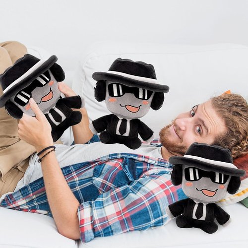 **Lsiqjhg 8-Inch Cartoon Game Plush Pillow - Perfect Stuffed Figure for Video Game Room Decor**
