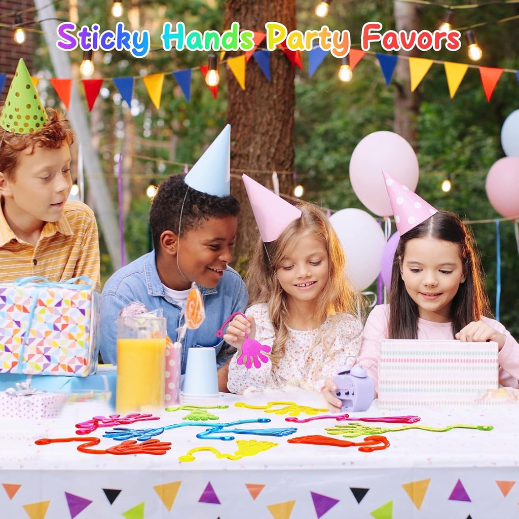 PICcircuit Sticky Hands - 30 PCS Stretchy Party Favors for Kids | Fun Goodie Bag Stuffers & Classroom Prizes