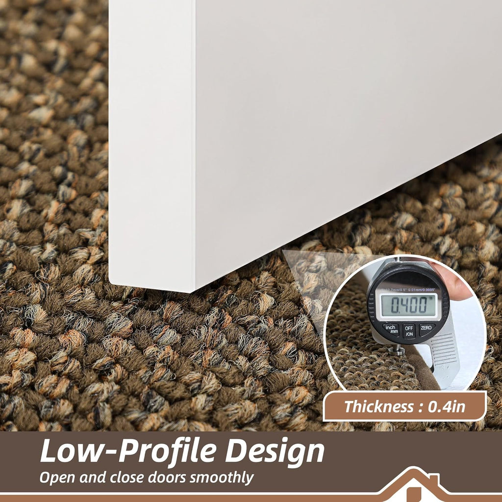 BEQHAUSE Dirt Trapper Door Mat - Non-Slip, Washable, Absorbent Entrance Mat | 36" x 60", Brown