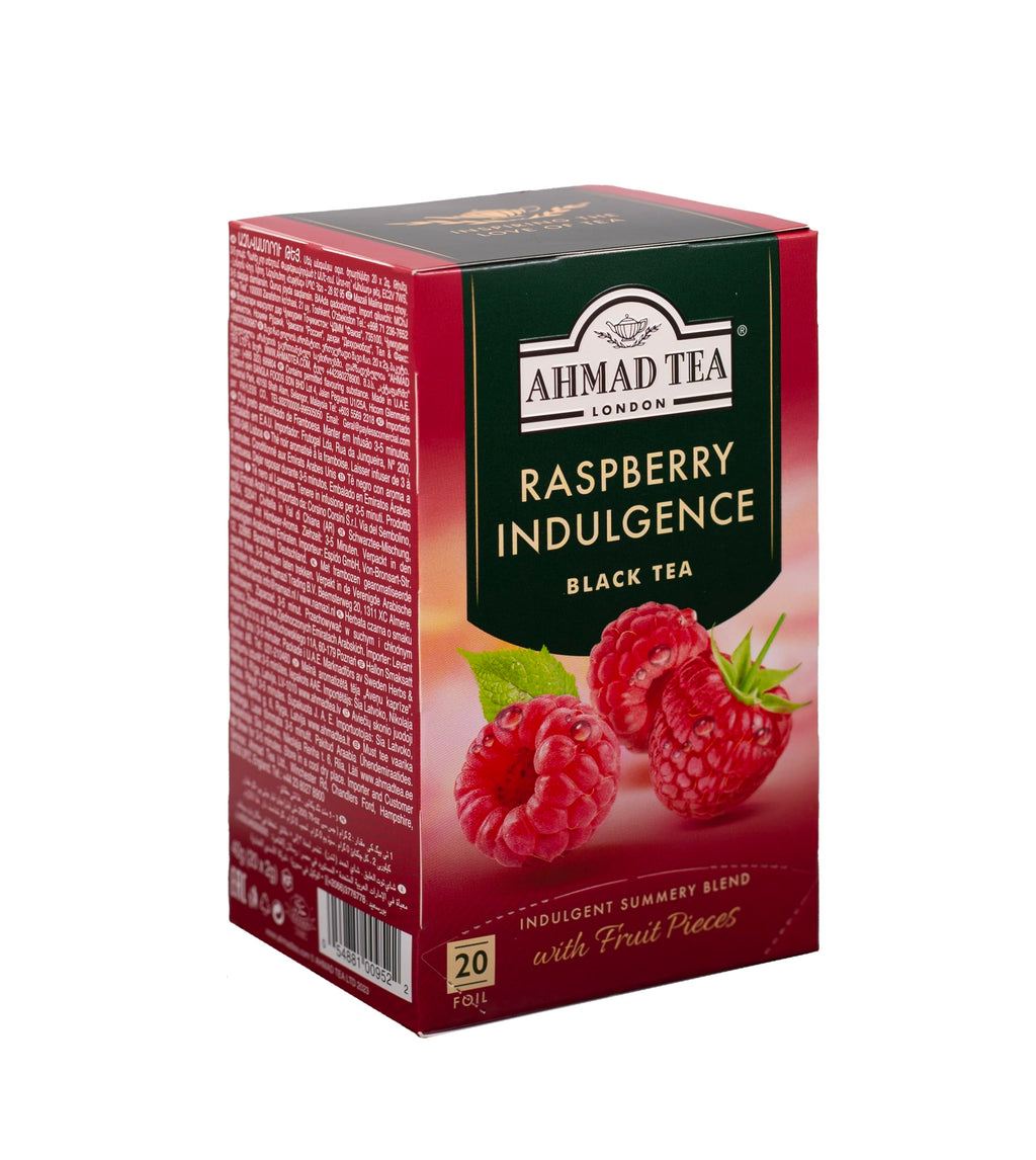Ahmad Tea Company, Blk Rspbrry, Raspberry Indulgence, 120 Count (Pack of 6)