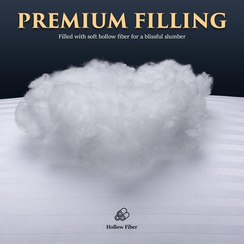 COZSINOOR Queen Bed Pillows - Soft & Supportive | Pack of 2, White Color