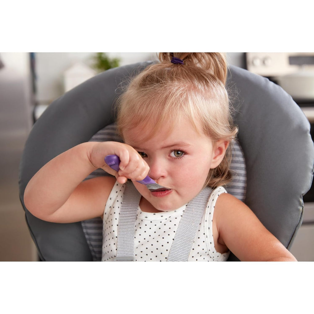 NUK Kiddy Cutlery Forks - Durable Stainless Steel, BPA & Latex-Free | 18+ Months, Set of 3