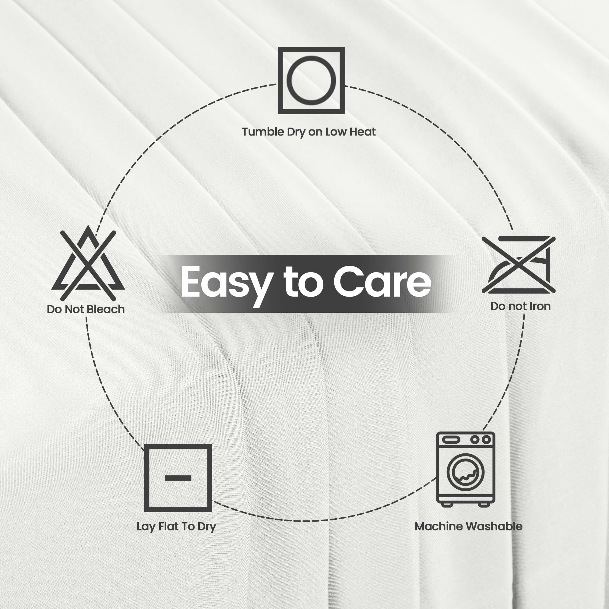 Utopia Kitchen 4FT Spandex Tablecloth [2 Pack, White] 200 GSM Stretch, Fitted, Washable and Wrinkle Resistant Table Cloth Rectangle Cover for Trade Shows, Wedding, Parties [48Lx30Wx30H Inch]