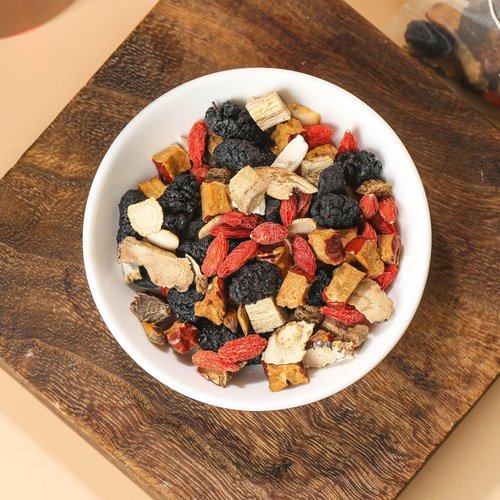 Ginseng Ten Treasures Tea,Kidney Tea for Women and Men,Natural Herbal Blend,Traditional Chinese Herbal Tea,More herbs,Wolfberry,Maca,Mulberry,Kidney Detox Cleanse Teabag,5.20oz/30teabags