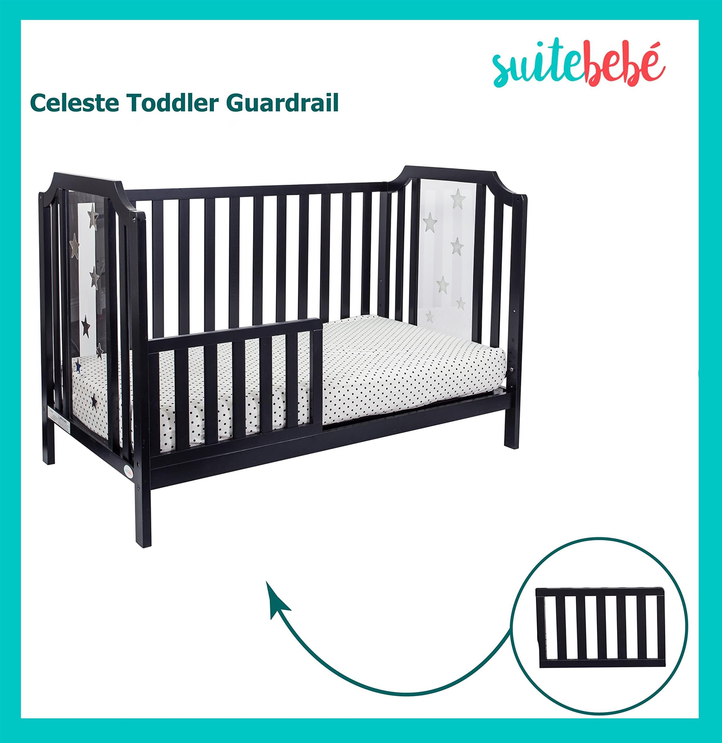 Suite Bebe - Celeste Toddler Guard Rail - Black