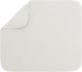 S&T INC. Dish Drying Mat - Absorbent Microfiber Kitchen Counter Pad, 16” x 18”, Large Cream Color