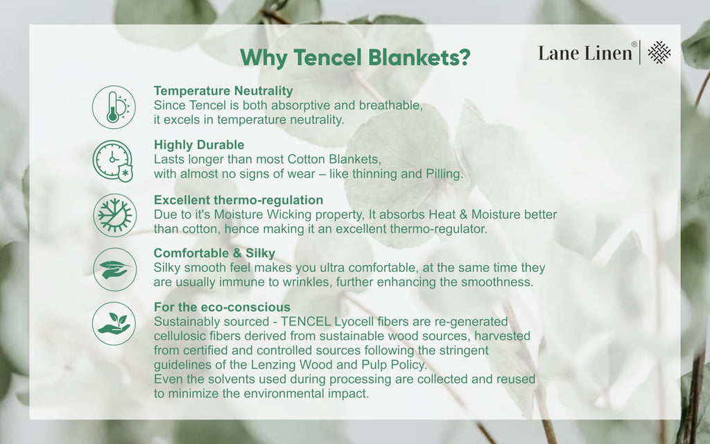 LANE LINEN Warm Blankets for Winters Queen Size - Lightweight Winter Blanket with Rayon Derived from Eucalyptus - Soft, Cool & Breathable - Cold Bed Blanket for Winter - 88"x90",Black Polka Dot