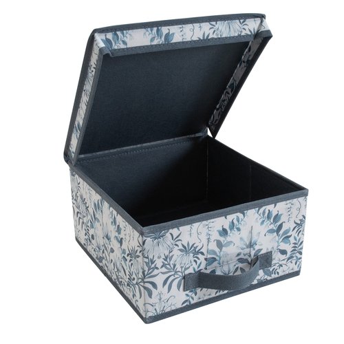 Laura Ashley Medium Storage Box | Dimensions: 11"x 12"x 6 | Foldable | Closet Organization | Storage | Parterre