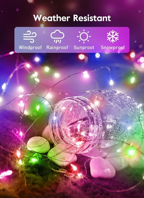 Fairy Lights - 33FT 100LEDs USB Twinkle Lights with Timer & Remote | 8 Modes for Indoor Christmas Decor